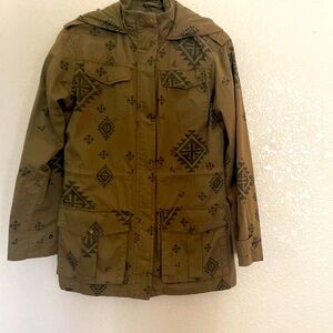 Military-Style Hooded Jacket - Cute & Functional